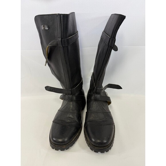 Gasolina High Octane Boots Handmade Black Leather Boots Mens size 11/12?